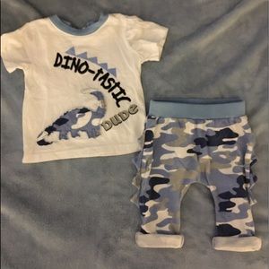 3-6m dinosaur pajamas